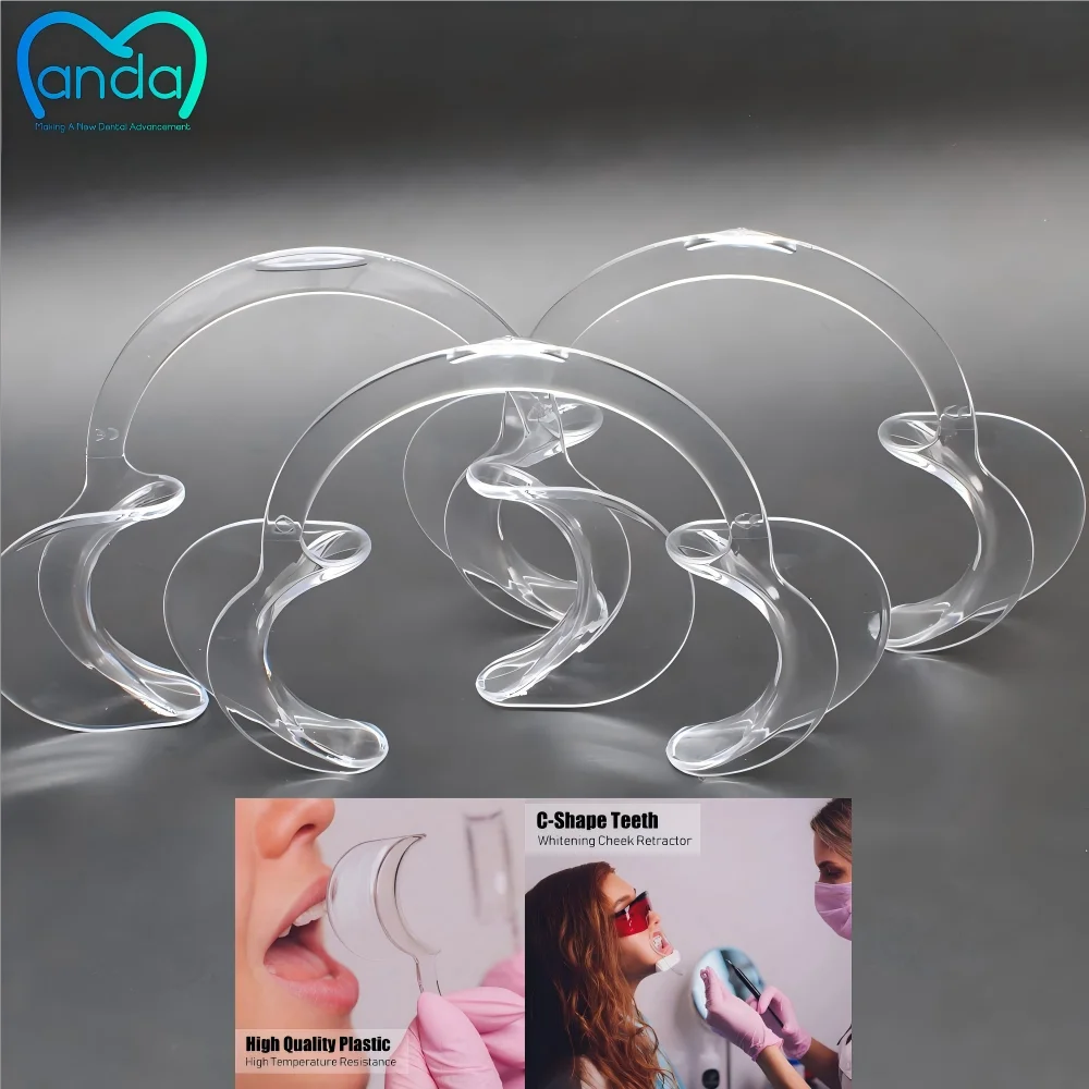 

MANDA 3/10 шт., отбеливание зубов, втягиватель щек C-образной формы, внутриротовой открывалка для щек, ортодонтический открывалка для рта в форме зубов