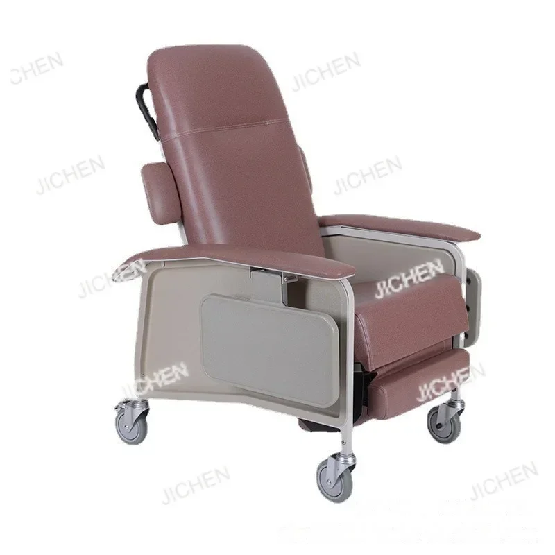 

ZQT Elderly Chair Sofa Disabled Special Accompanying Nursing Adjustable Backrest Reclining Folding