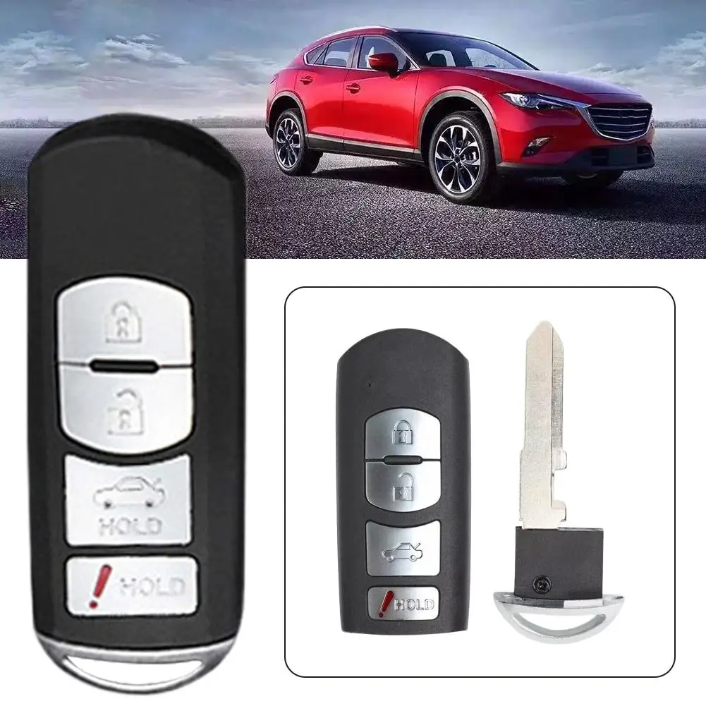 2 3 4 Bottons Car Key Case Fob Shell For Mazda 3 5 6 CX5 CX7 CX9 CX-5 CX-7 CX-9 MX-5 Miata RX-8 X-5 Summit Axela Atenza M3 G7U4