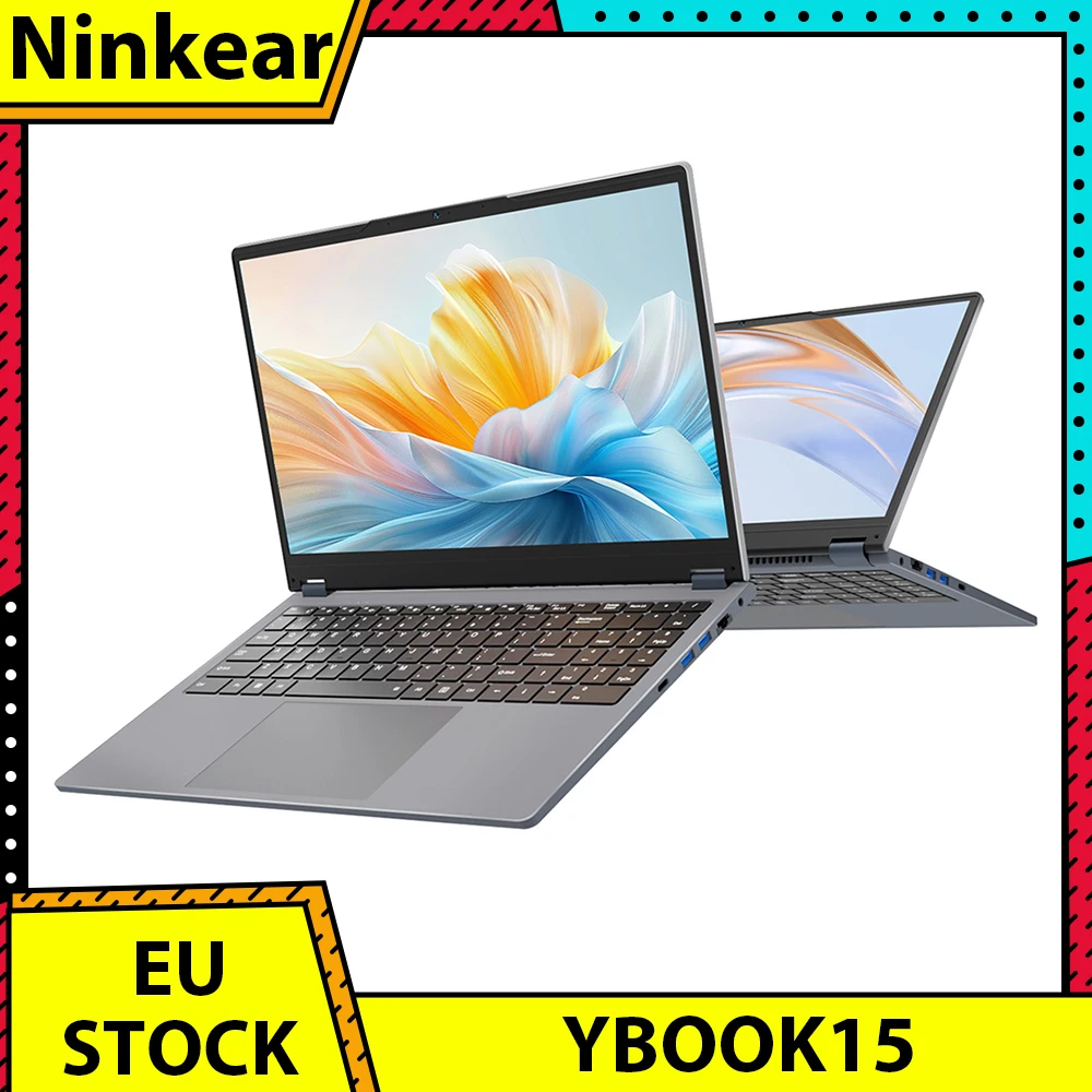 Ninkear YBOOK15 2-in-1 Laptop 360° Flip 15.6-inch 1920*1080 Touchscreen AMD Ryzen 3 3200U 2 Cores Max 3.5GHz 16GB RAM 512GB SSD