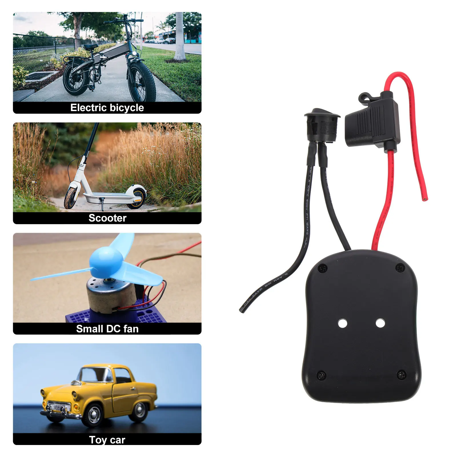 

DIY Adapter 18V Power Convertor for Rc Vehicles Sturdy Multi Use Safe Insulation Material Adapter DIY Connector