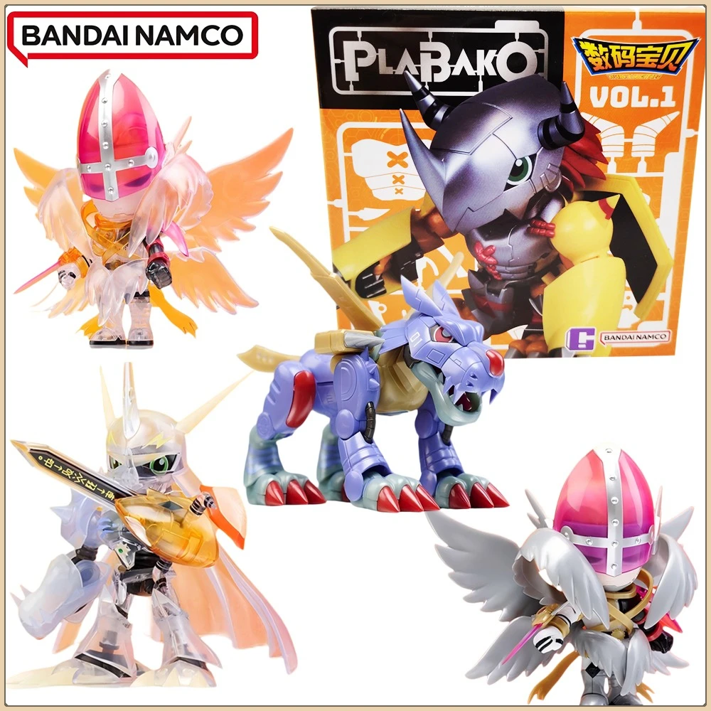 

Original BANDAI Plabako Digimon Adventure Vol.1 Series Blind Box Cartoon Fashion Trend Decoration Model Christmas Gifts for Kids