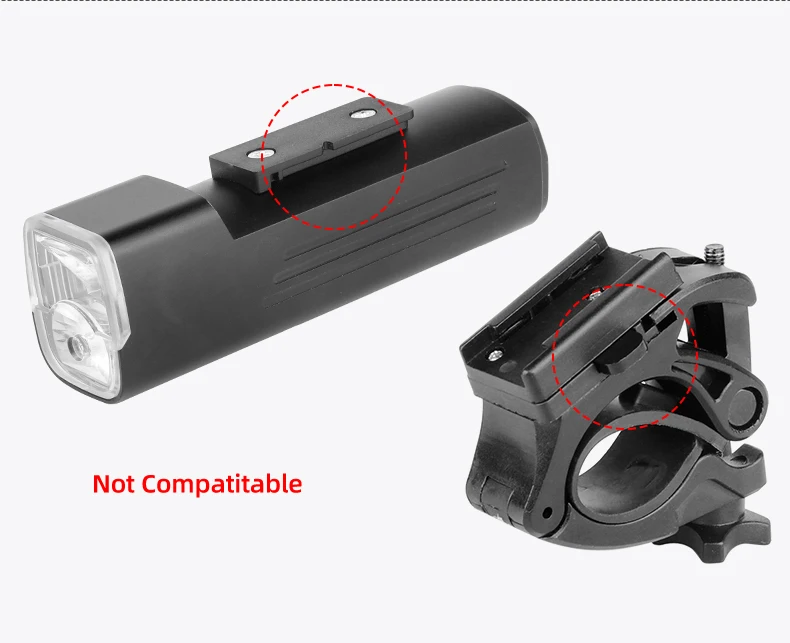Lampenständer für Scheinwerfer EOS530/520 für Rockbros/Blackbird L3 Lenkervorbau Gabel Helmhalterung Adapter Richtung ändern – Detail 6