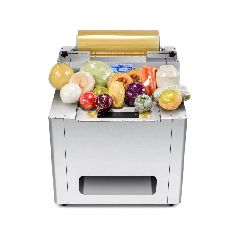 Semi Automatic Desktop Cling Film Packaging Machine Food Wrapper CE Certified Customized Commercial Kitchen Equipment