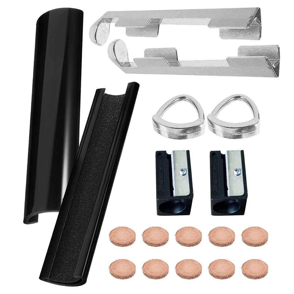 1Set Pool Queue Reparatur Kit Langlebige Metall Kunststoff Werkzeuge Verbessern Leistung Lange Lebensdauer Billard Stick Spitze Reparatur