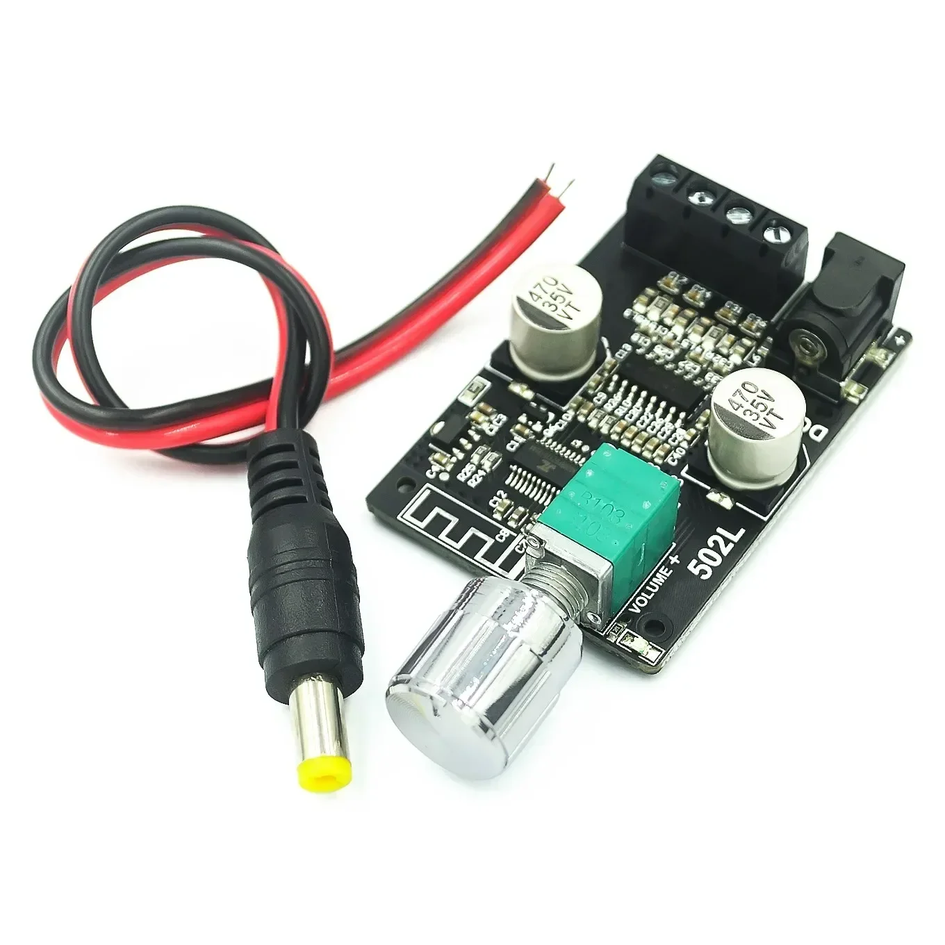 ZK-502L MINI Bluetooth 5.0 DC 5-24V Wireless Audio Digital Power amplifier Stereo board 50Wx2 Bluetooth Amp Amplificador