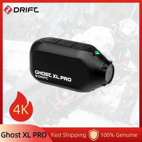 Drift Ghost XL Pro 4K PLUS HD Action Camera 3000mAh Battery WiFi IPX7 Waterproof Rotatable Lens Helmet Cam Motorcycle Bicycle