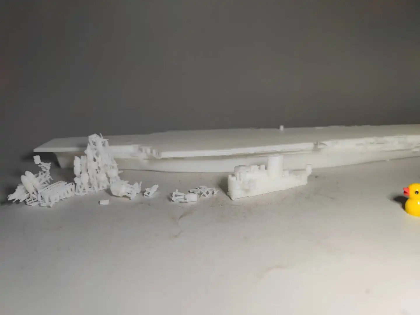 Britânico Classe Radiance Modelo de Porta-Aviões, Navio de Resina Impresso, 1958 State, Self-made Modelo Montado, 1:700