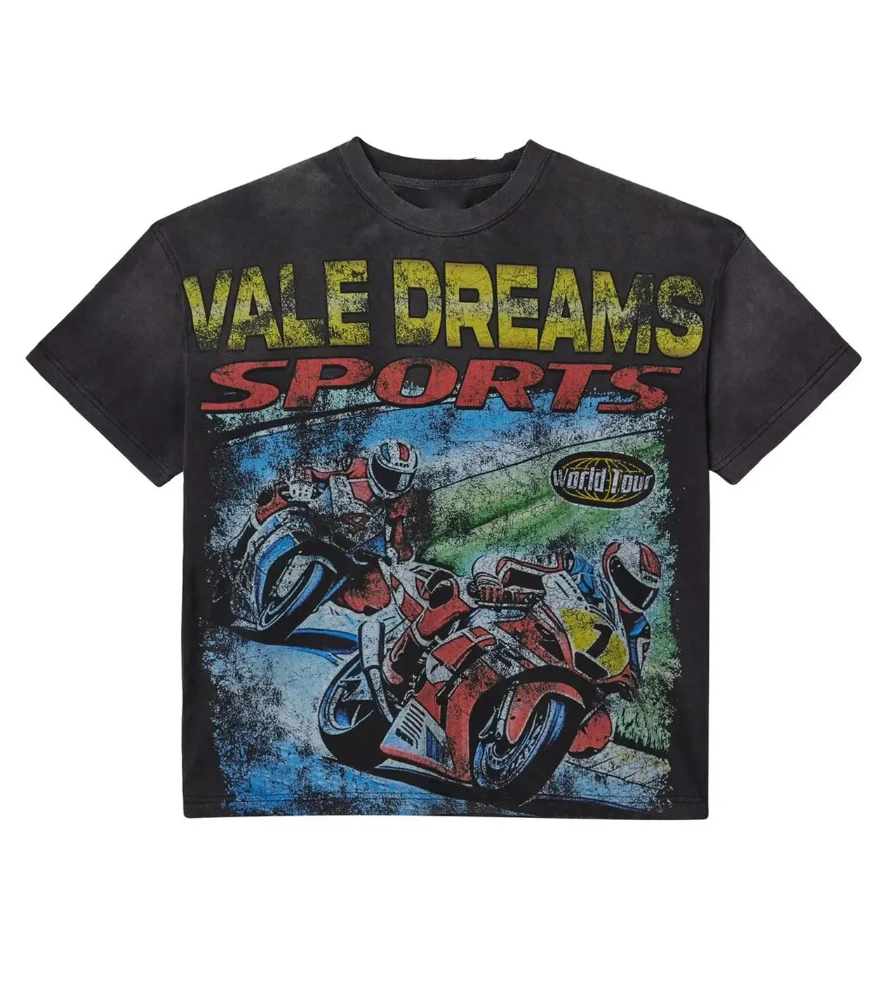 T-shirt Oversize Lavé Style Européen-Américain pour Femme et Homme, en Coton Décontracté Ample à Manches Courtes, Vintage Harajuku, Vêtements Féminins et Masculins