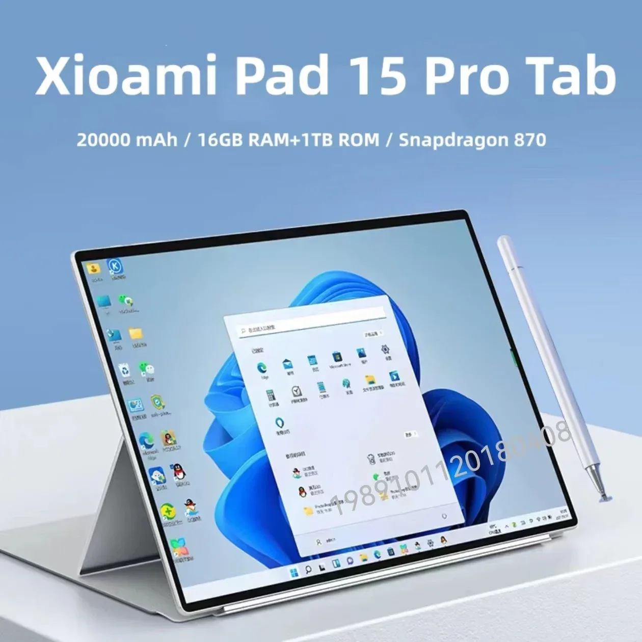 

2024 Original Global Version Tablet Android Pad 15 Pro 16GB+1TB Snapdragon 870 Tablets PC 5G Dual SIM Card or WIFI HD 4K Mi Tab