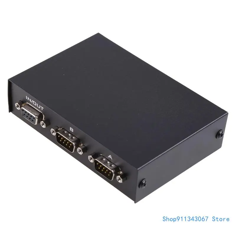 9 Pin Serial Sharing 2 Way RS232 Ethernet Switcher Box Drop shipping