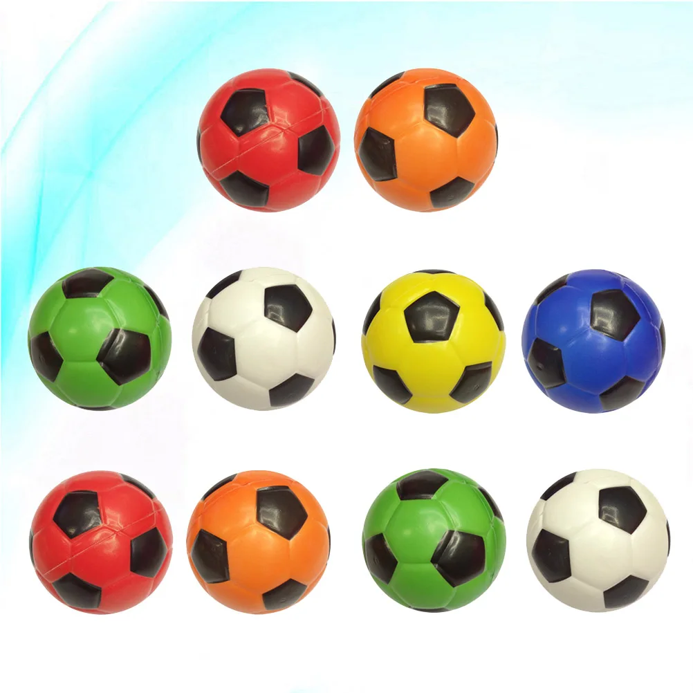 10 pçs bolas de esponja de futebol espremer brinquedo brinquedos descompressão alívio do estresse