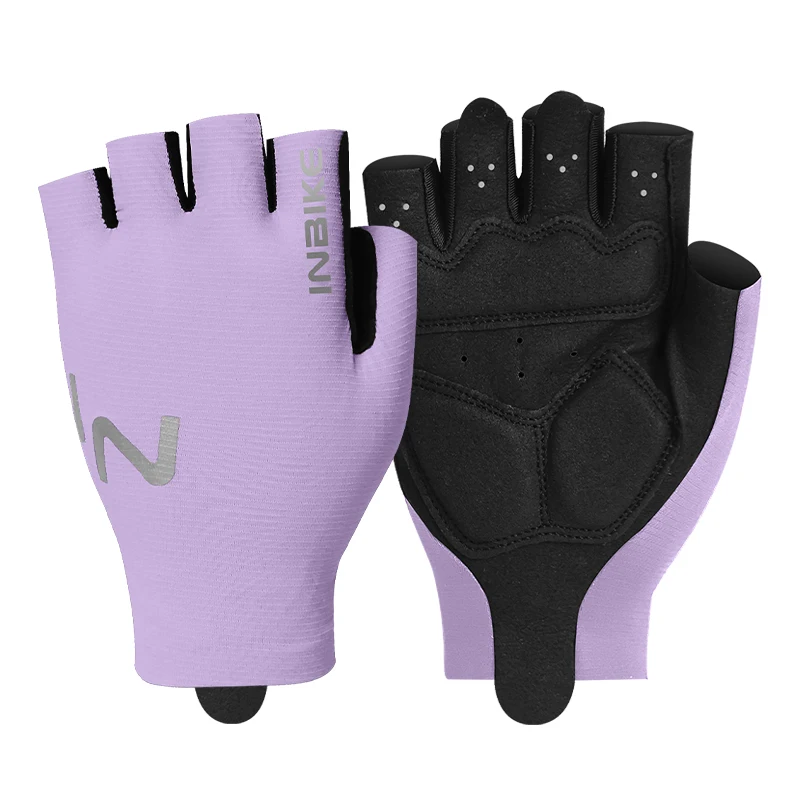 AliExpress INBIKE Bike Gloves For Men Women Thickened Shock-Absorbing Palm Pad Lightweight Summer Half-Finger Cycling Gloves For Road Bike