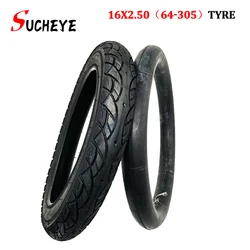 16 inch 16x2.50( 64-305) tube tyre 16*2.50 tire Inner and outer  For Kids Bikes Electric  Small BMX  Scooters