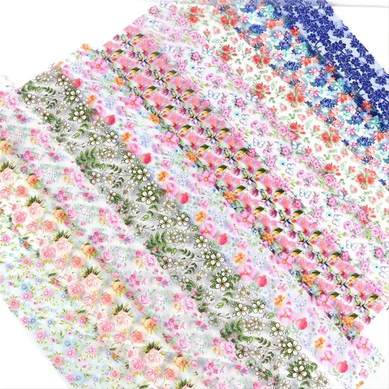 Rose Flower Sticker  Nail Foil Nail Art Transfer Decals Slider Nail Water Decal Design Accessories Manicures Decorations