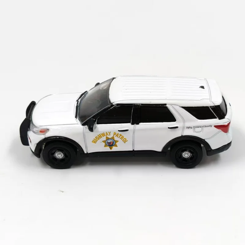 

Greenlight масштаб 1:64 2020, Explorer Patrol, полицейская модель автомобиля из сплава, статическая коллекция, украшенные праздничные подарки, игрушки