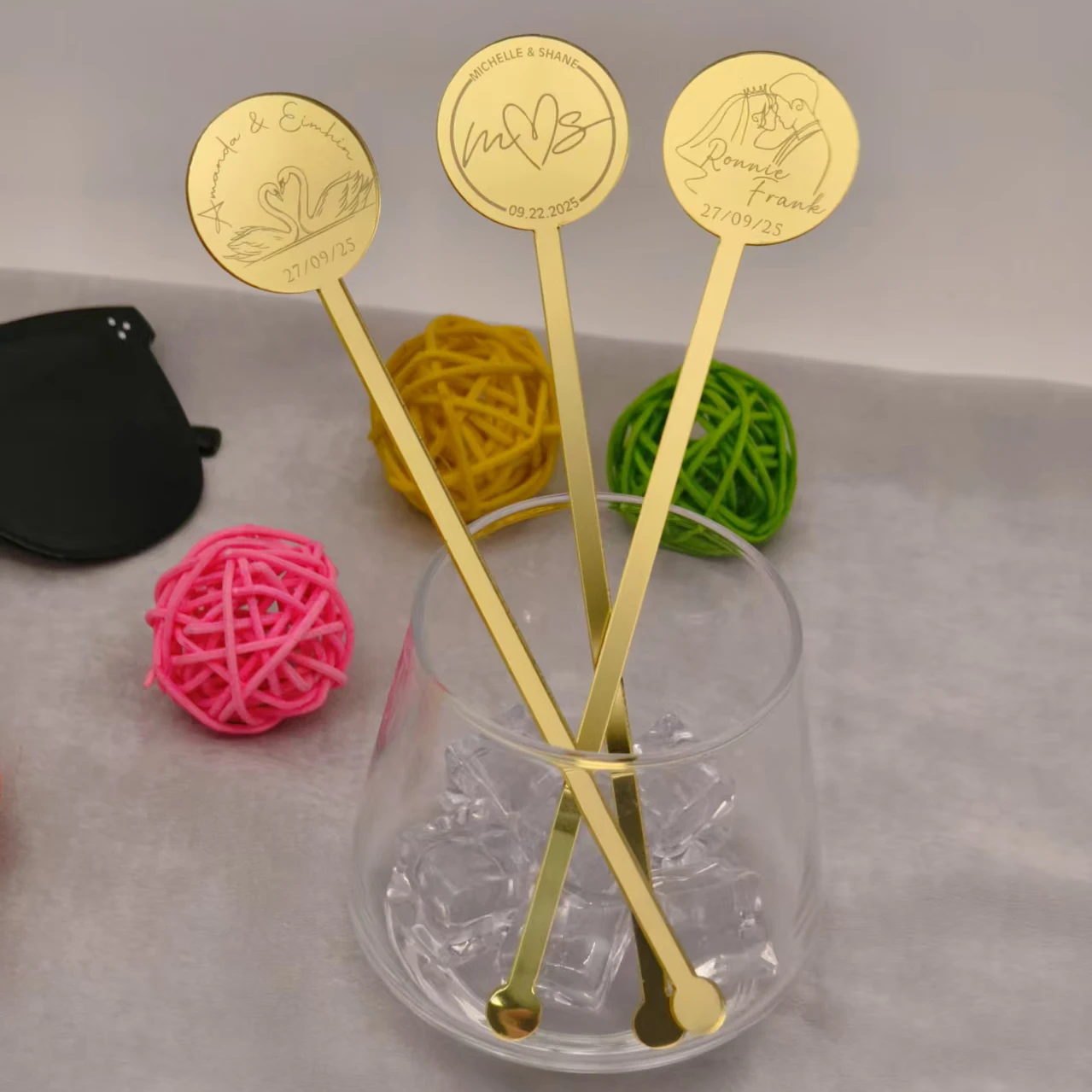 Custom Party Drink Stirrers 3