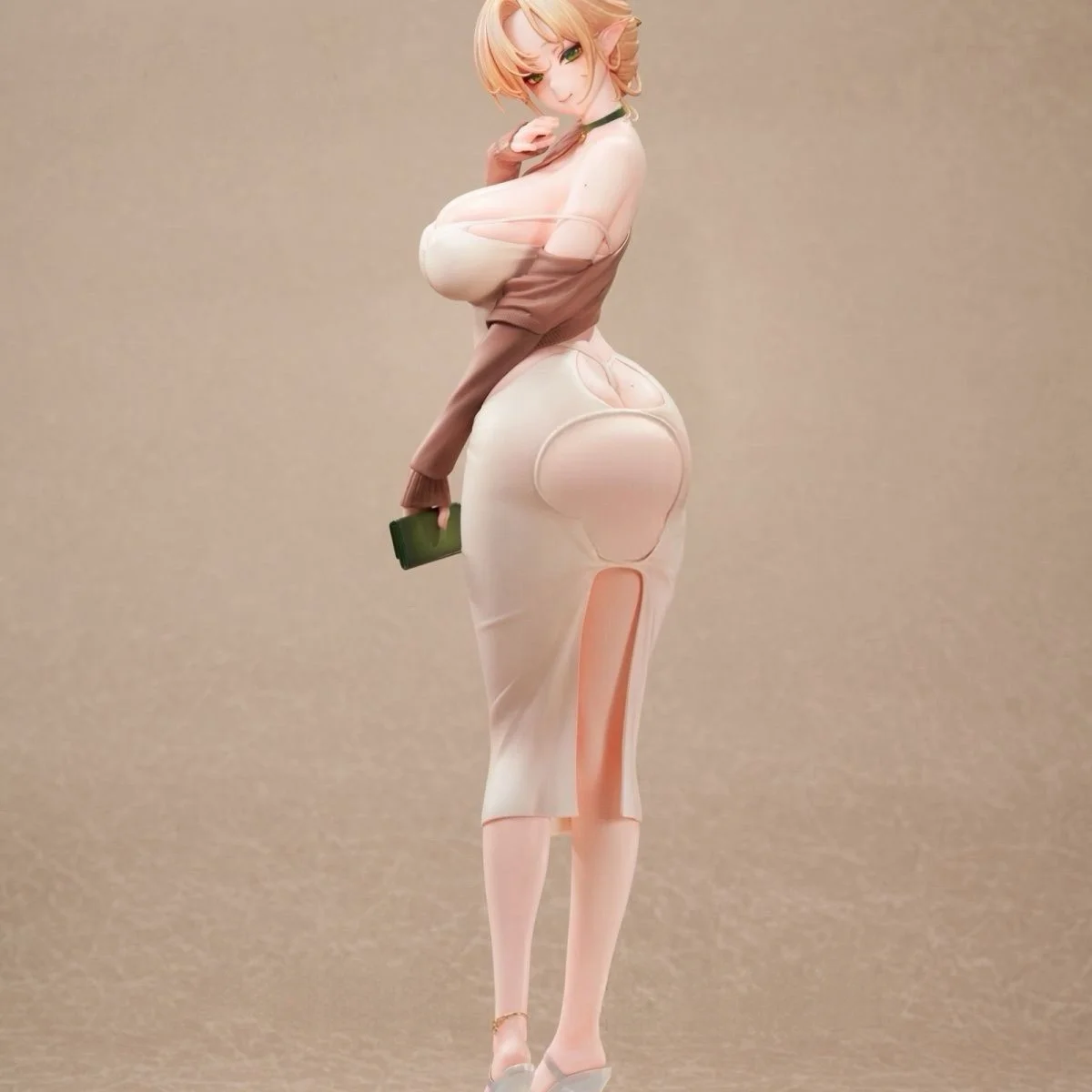 Elié Elf wife Art Elf - Anime Figure with Form Fitting Dress 27cm Sexy Movable PVC Figure Anime Girl Favorite Table Model Toy