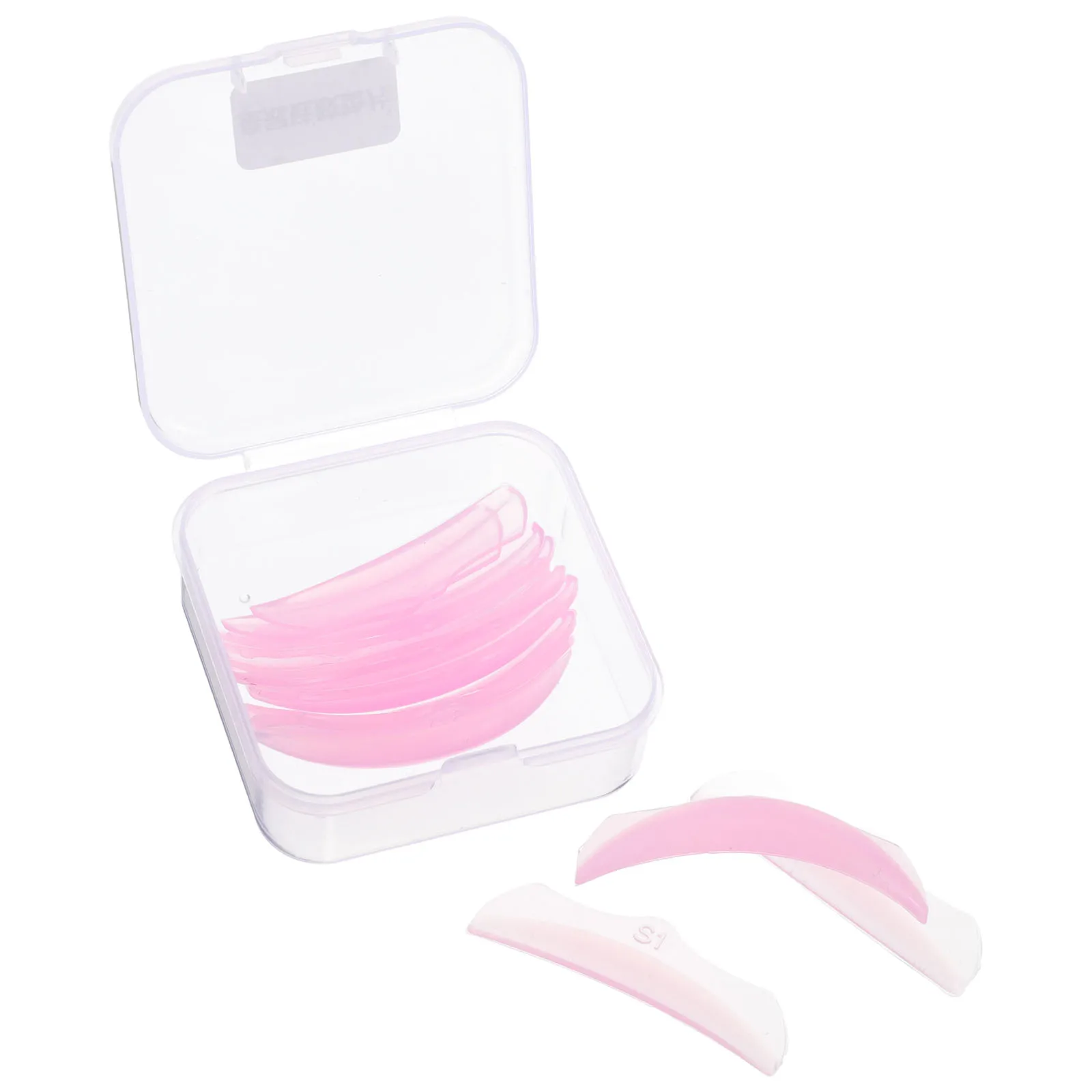 

6 Pairs Eyelash Curling Perm Pads Self Adhesive Multi Angle Lash Mold Silicone Shields Reusable Lift Tools Violet Color Long