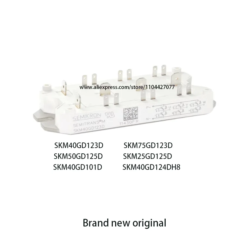 

SKM40GD123D SKM75GD123D SKM40GD101D SKM40GD124DH8 SKM50GD125D SKM25GD125D Power Original IGBT module