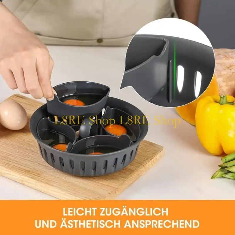 L8RE Eggs Poachers Cooker Tool for TM6 TM31 Eggs Steamer Mold Tray Stand Baking Mould