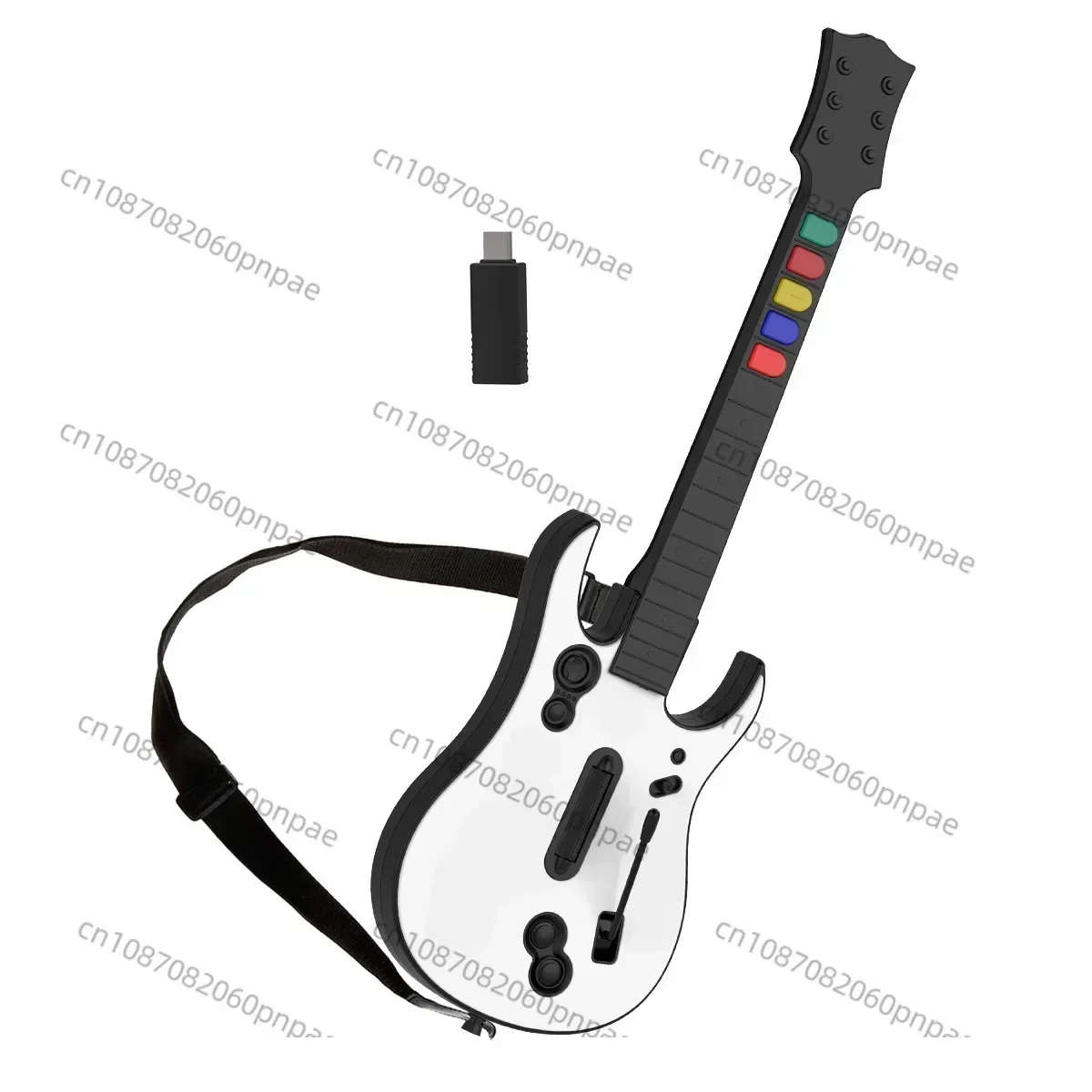 Guitar Hero Game Wireless Gaming Controller Guitar Hero Rock Band 2.4 G Remote Guitar Handle Console Gamepad 5Key for PC PS3 PC