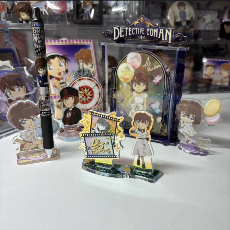 New KAYOU Detective Conan'S Standing Plates Reasoning Mystery Edition Acrylic Ornaments Bookmarks Card Decor Kid Collection Gift