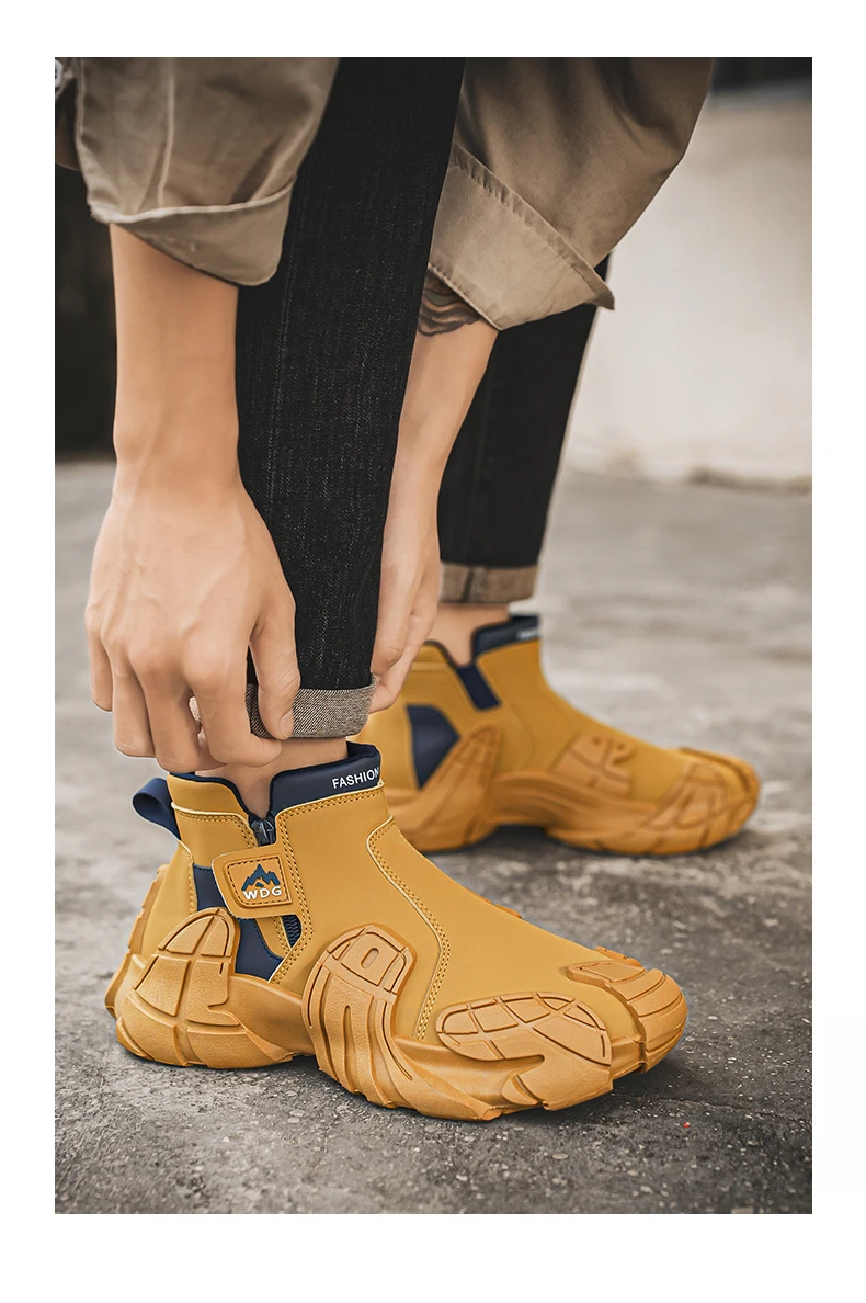 Herrenschuhe Atmungsaktive Casual Sneakers Neue Herren-Sneakers Rutschfeste Plattform-Laufschuhe Zapatos Para Hombres Outdoor-Sportschuhe – Detail 12