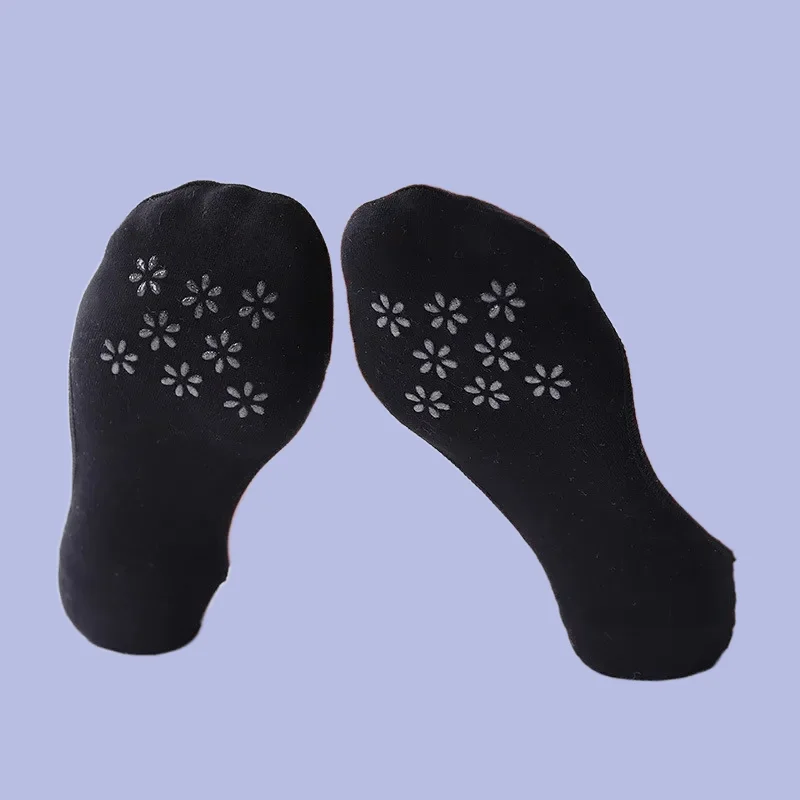 5 Pairs Invisible Ladies Silicone Thin Sock Low Cut Ankle Socks Summer Cotton Invisible Non-slip Socks Women Slippers Boat Socks