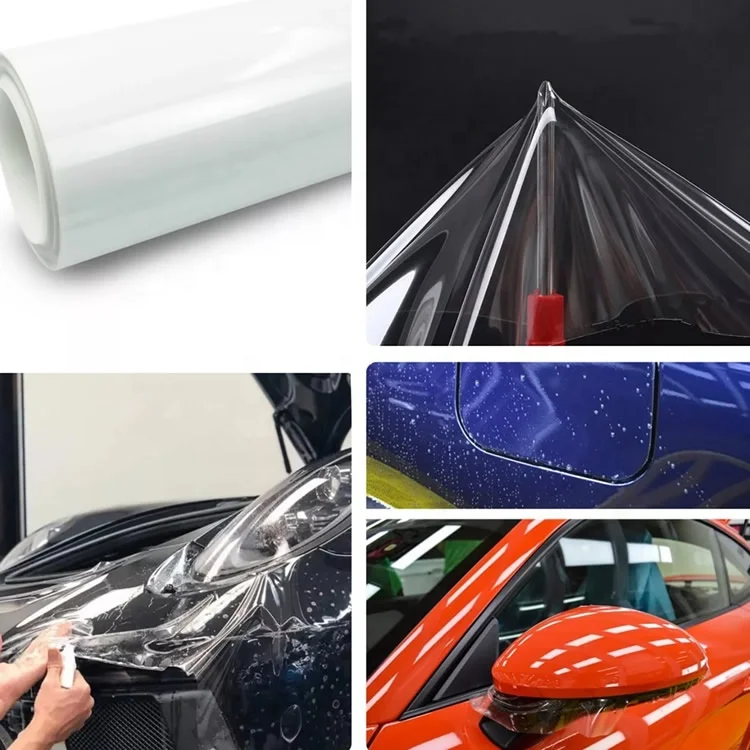 ผู้ผลิต TPU แบบกำหนดเอง ฟิล์มหุ้มรถยนต์สีโรสโกลด์แบบซาติน สำหรับตัวแทนจำหน่ายฟิล์ม PPF