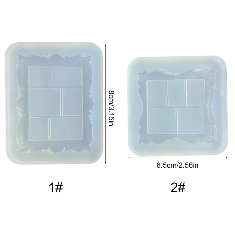 Convenient Frame Creating Silicone Mold Photo Frames Creating Mold Rectangle/Square Frame Mold