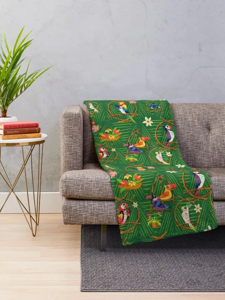 Enchanted Tiki Room Throw Blanket Flannels christmas decoration christmas gifts for sofa Blankets