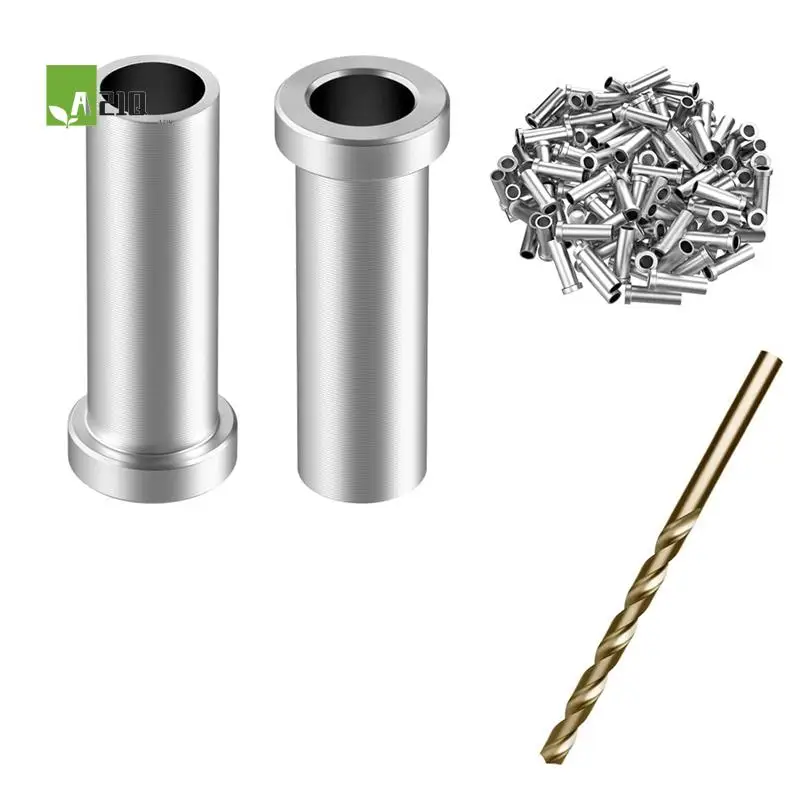 

A21Q -120 Pack T316 Stainless Steel Protective Sleeves Cable Railing Hardware Kit For 1/8Inch Wire Rope Cable Railing