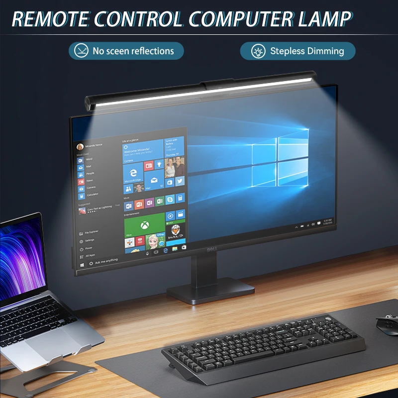 Listwa świetlna do monitora LED Komputerowa lampa biurkowa RGB Automatycznie przyciemniana lampa wisząca do monitora PC Oprawa oświetleniowa do czytania pracy USB