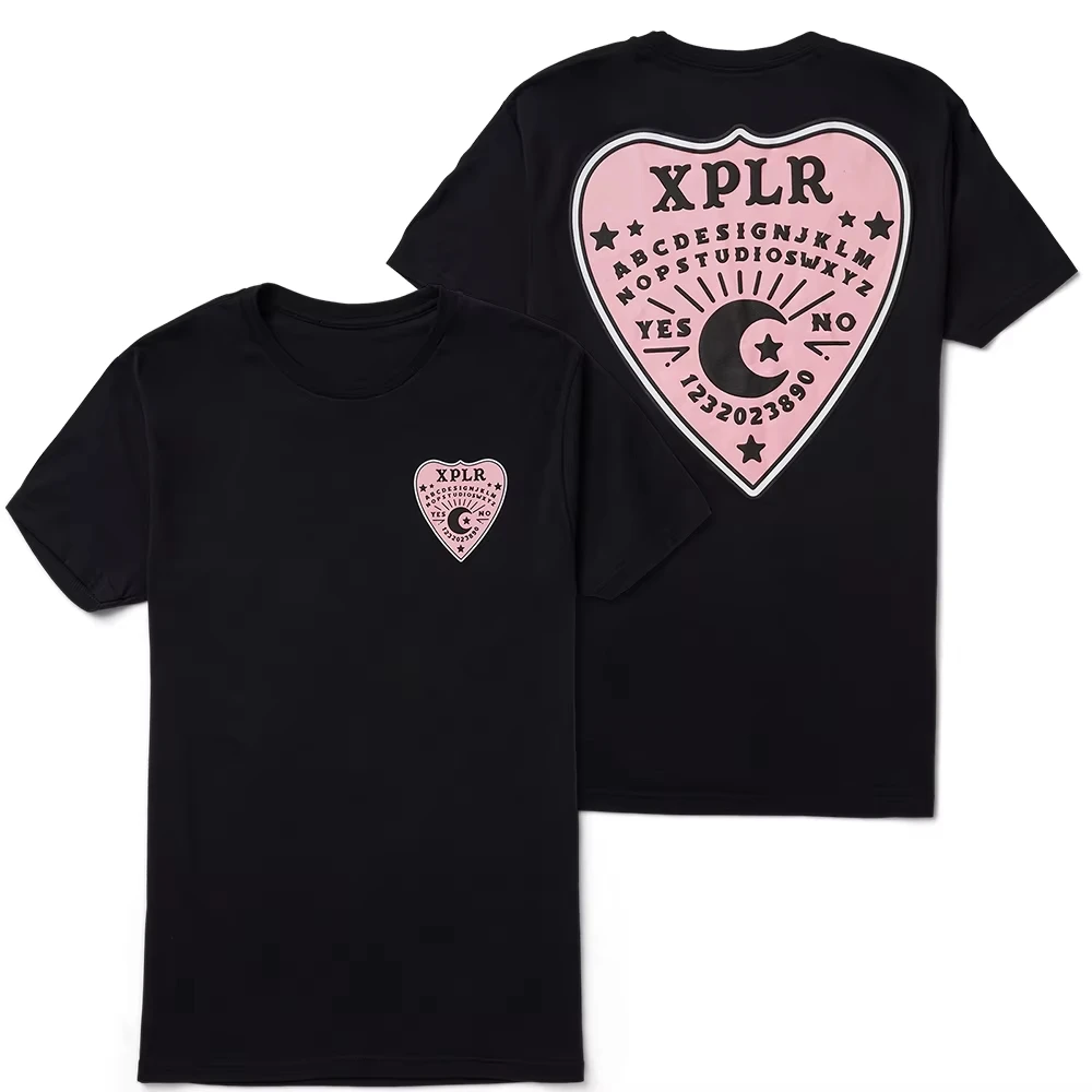 

Футболка XPLR Ouija Sam and Colby Merch, футболки унисекс, летние для женщин, уличная одежда в стиле Харадзюку, одежда с короткими рукавами, повседневные свободные топы