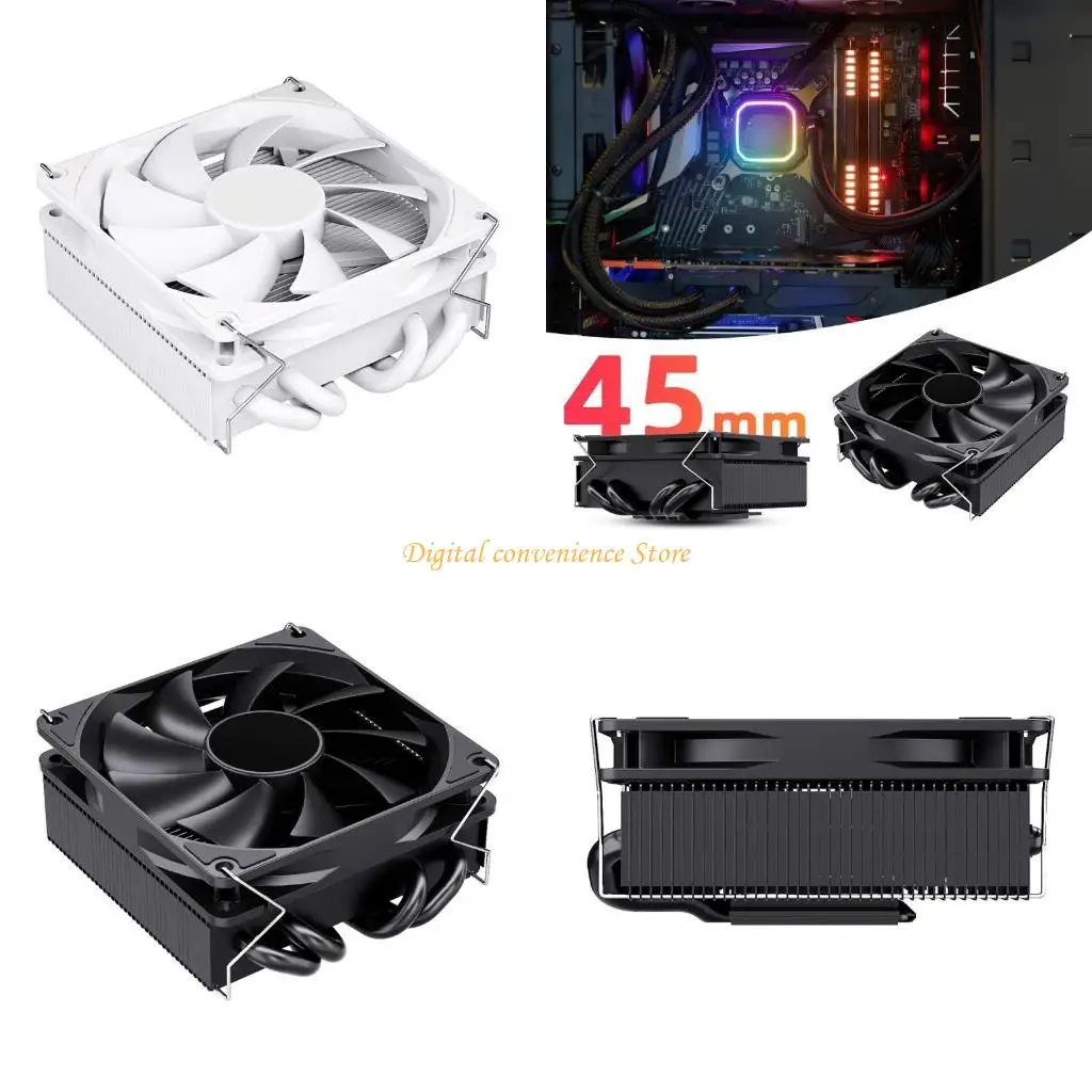 

Воздушные охладители ЦП 97QA с 4 тепловыми трубками и тонким 15-мм вентилятором для игр и профессионального использования