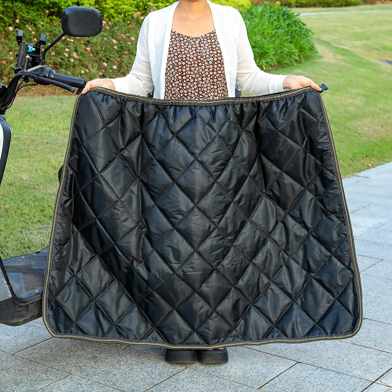 Scooter Leg Cover Warmer Warm Waterproof Motorbike Lap Blanket Apron Scooter Leg Apron Blanket For Travel City Commuting Biking