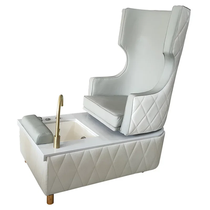 Chaise de massage électrique multifonctionnelle pour les pieds, chaise de pédicure de massage du dos, baignoire de pédicure en verre, spa