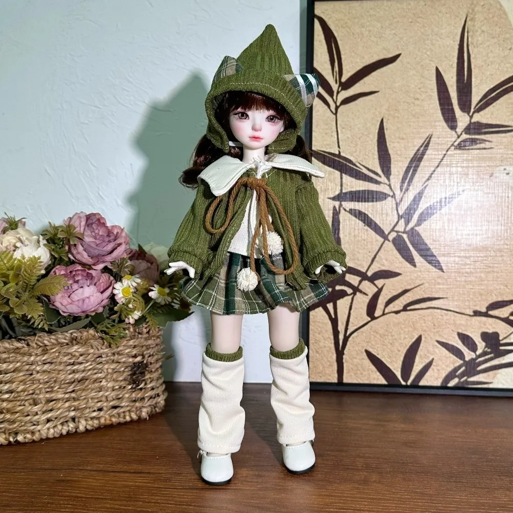かわいいファッション 30 センチメートル人形服セーターコート秋と冬スタイル人形ドレスカジュアルかわいい人形アクセサリー女の子のおもちゃギフト