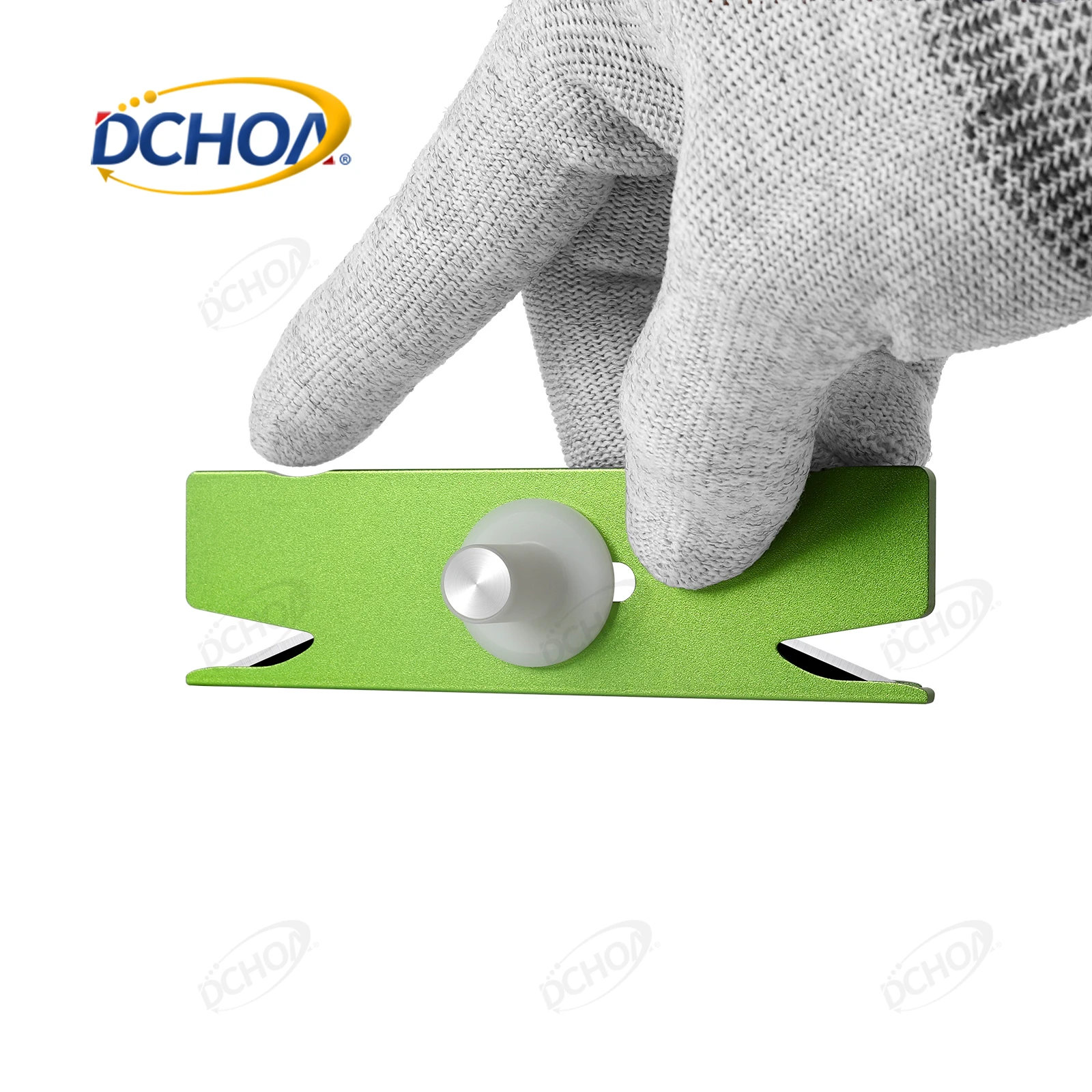 DCHOA Dual Blade Micro Precision Cutting Tool Car Carbon Fiber Vinyl Color Wraps Paper Window Tinting Film Edge Trimming Kit