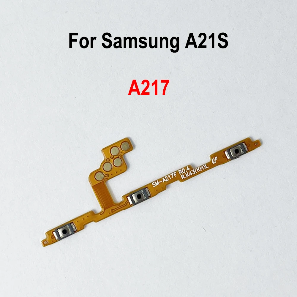Gefensi Power ON OFF Mute Switch Control Key Volume Button Flex Cable For Samsung Galaxy A21s SM-A217