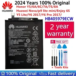 Replacement Battery For Huawei Nova/Enjoy 6S/Honor (6C 6A 7A 7S 8A 7A Pro)/( Y5 Y6 Y6 Pro) 2017/P9 Lite mini HB405979ECW 3020mAh