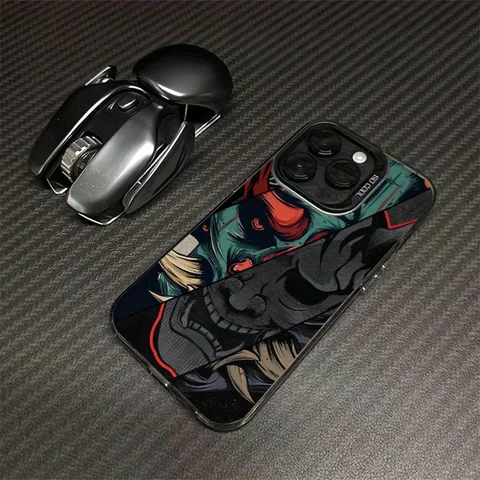 Чехол для телефона Japan Ghost Face Samurai для iPhone 16 Pro Max 15 14 13 12 11 Pro MAX с матовой задней крышкой с защитой от падения