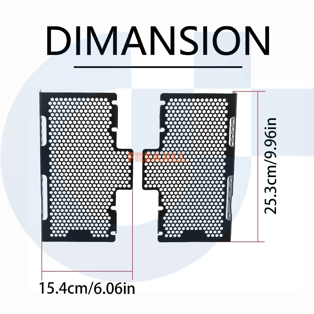 

For Honda CR125R CR250R CNC Aluminium Motorcycle Accessories Radiator Grille Protection Guard Cover Protector 2002 2003 2004