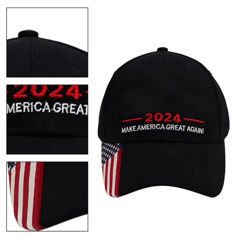 Trump 2024 Hat Donald Trump 2024 Cap I Support For Donald Trump Embroidery Adjustable Baseball Cap Hat For Men Trucker Women