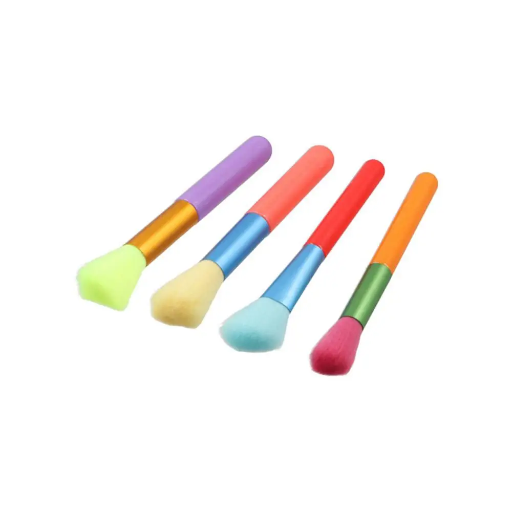 15Pcs Synthetic Hair Makeup Brushes Set Professional Rainbow Rainbow Makeup Brushes Cosmetic Colorful