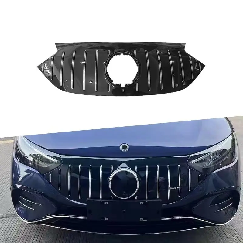 Applicable to Mercedes Benz electric vehicle EQE sedan W295 vertical terms GT grille original car replacement ABS material