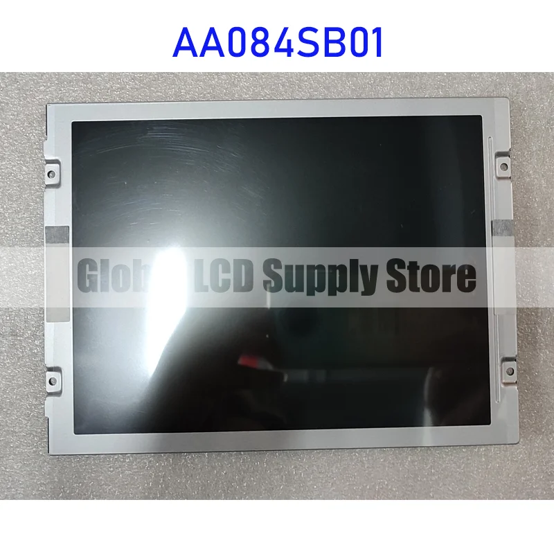 AA084SB01 8.4 Inch 800*600 LCD Display Screen Panel Original for Mitsubishi Industrial Brand New Fully Tested 20 Pins Connector