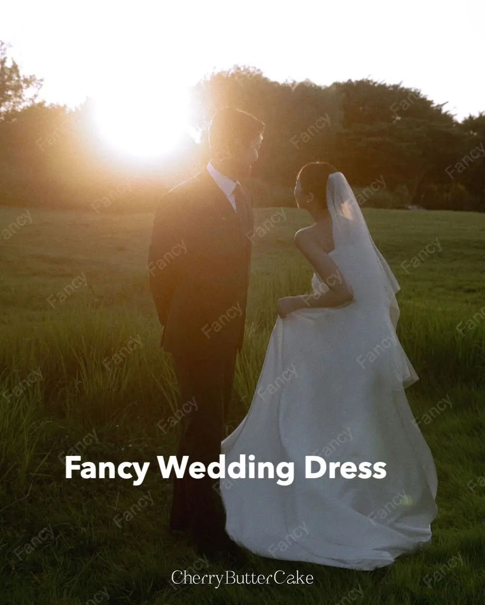 Fancy Simple Ivory Bow Korea Wedding Dress Sleeveless A Line Soft Satin Bridal Gown 웨딩드레스 Back Corset customized