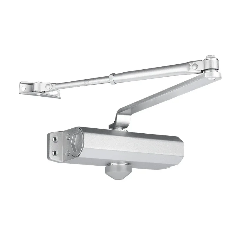 Automatic Door Closer Home Use Spring Door Hydraulic Buffer Silent Door Closer Fireproof Door 85kg Load Bearing Maritime Equipme